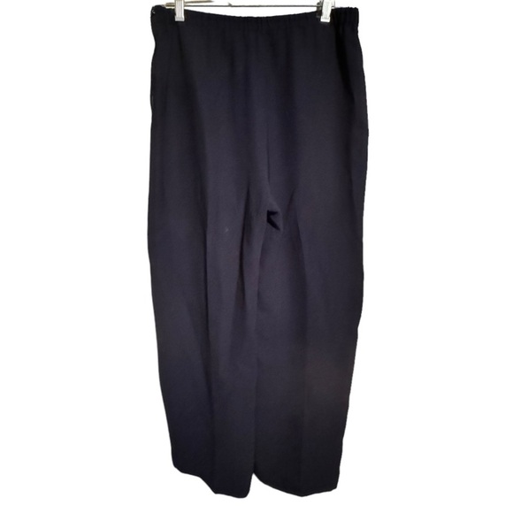 Vintage Polyester Petite‎ Black Trousers - Picture 4 of 6